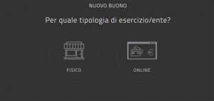 scelta tipologia esercizio buono