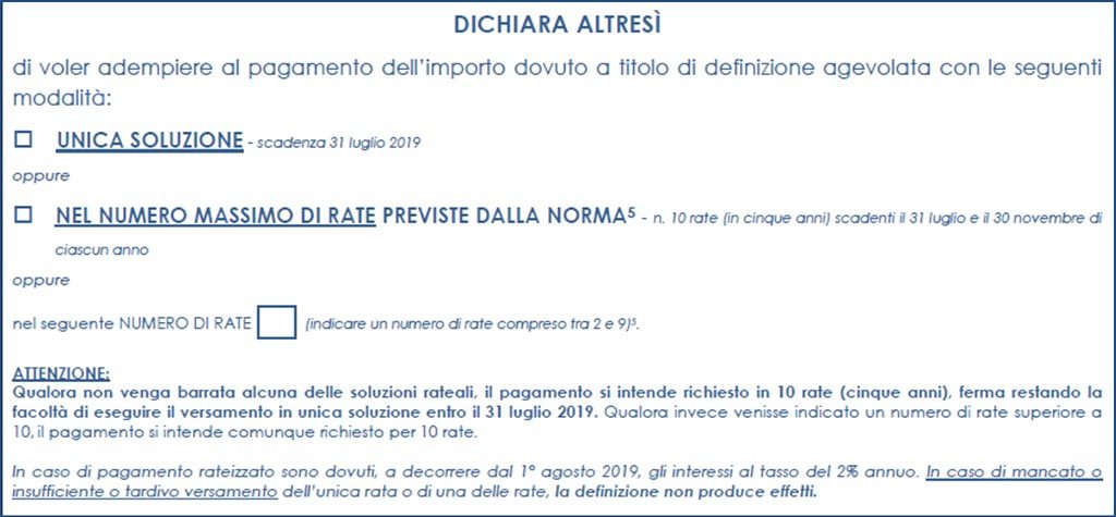 rottamazione ter sezione 5