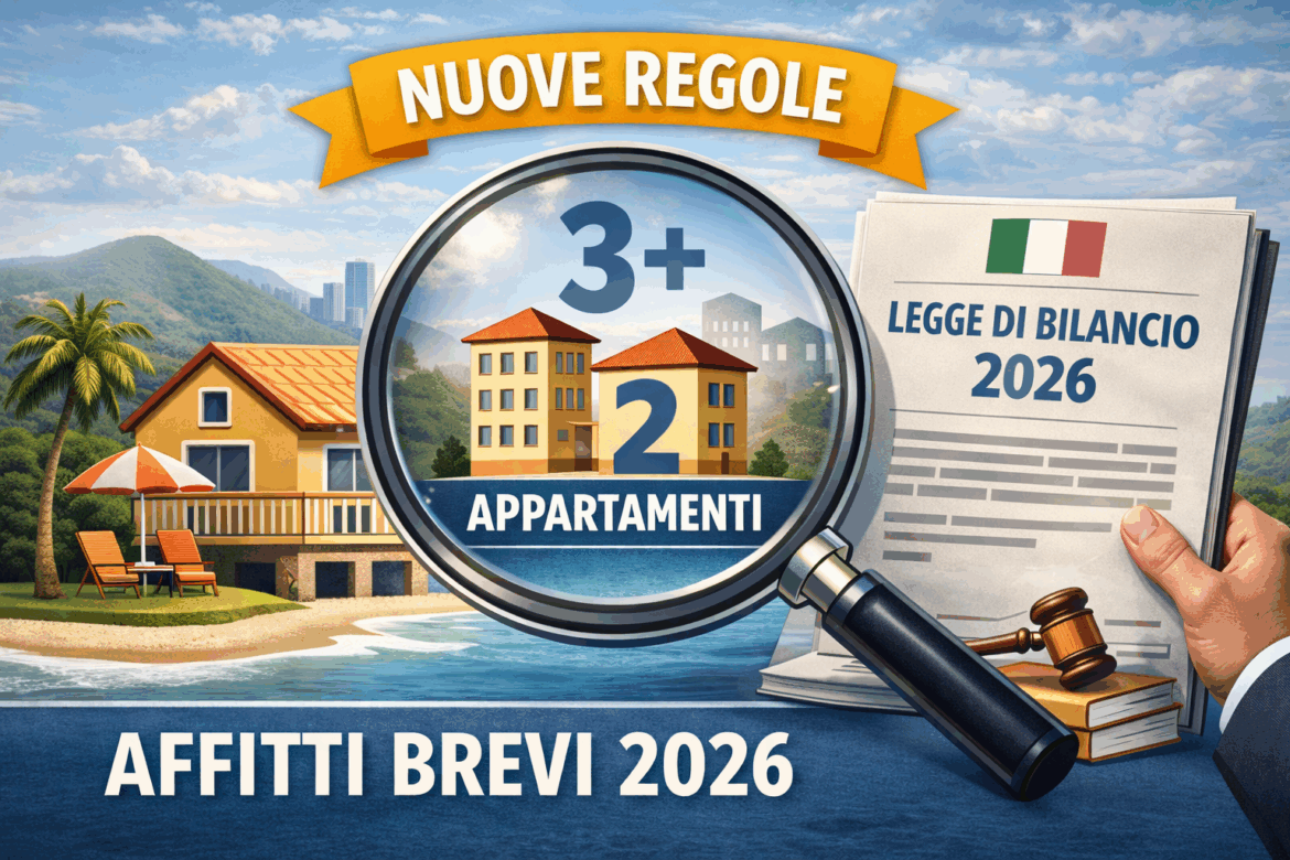 Novità 2026: Locazioni Brevi e Reddito Impresa (partita IVA)